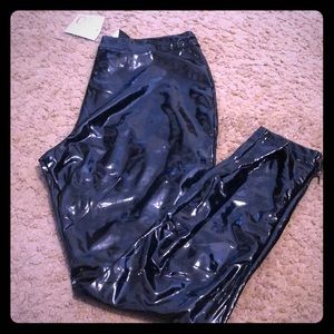 Pleather pants